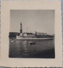 Italy, Venice, Yugoslav boat Krahv alexan DSR, vintage print, ca.1930 T