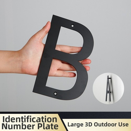 Numéros maison métal - numéros, 3d