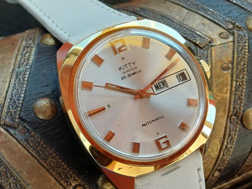 Montre automatique homme kitty - automatique,