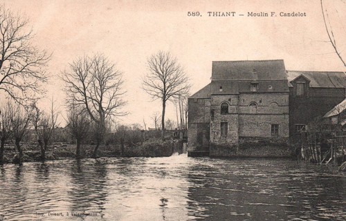 Carte postale thiant nord - carte,