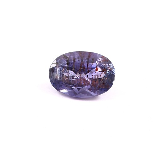 Tanzanite naturel bleu oval - oval, de