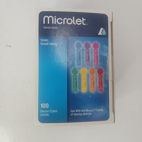 Microlet colored lancets 100 - colored,