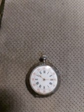 Antique Fine Silver Pocket Watch Signed L.Savoye Silver Pocket Watch Silver