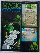 Magic Crochet # 27 Octobe 1983 VTG France Tricot Patterns Diagrams Charts Photos