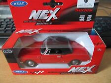 PEUGEOT 404 CABRIOLET ROUGE - WELLY NEX - ETAT NEUF SOUS BLISTER.