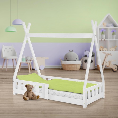 Lit tipi enfants blanc avec - lit,