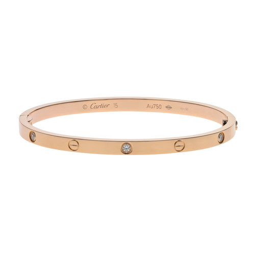 Cartier love 18k rose gold - cartier,