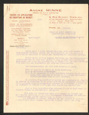 PARIS (XV°) CENTRAL HEATING OIL & BAKERY OVEN "André MINNE" in 1930