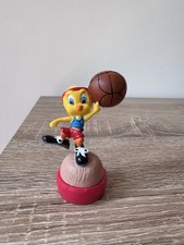 Vintage Warner bros 2000 Titi Stamp Figure - Basketball