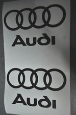 2 STICKERS AUDI  autocollant