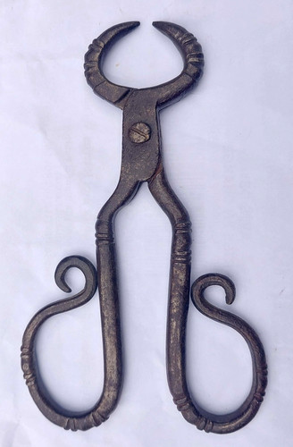 Pince sucre fer forge - pince, a