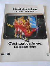 1981 Philips TV C'est Tout Ca La Vie AD Advertising
