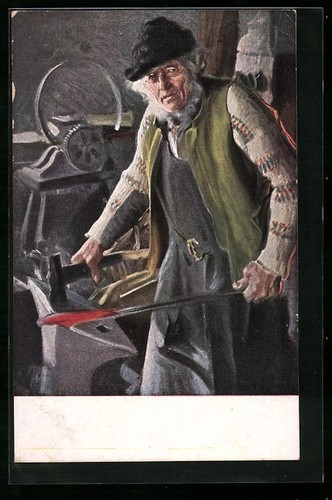 Forgeron avec marteau - forgeron,