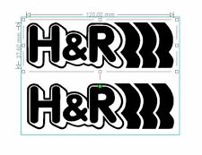 2 STICKERS H&R FUN TUNING