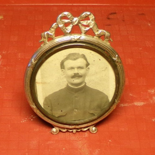 Ancien cadre photo - cadre, laiton
