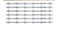 (UP78) GENUINE LG 50" 50UP80_LGD_PTN0.5 LED TV BAR KIT 6 BAR.  50UP78006LB