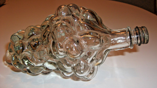 Bouteille verre grappe - bouteille, de
