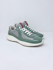 Size 7 Prada (8 US) - Prada America's Cups Sage Green Patent Leather