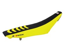 HOUSSE DE SELLE SUZUKI RMZ 450 '08-'17 DOUBLE GRIP3, NOIR/JAUNE (17)