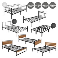 Lit métallique cadre à