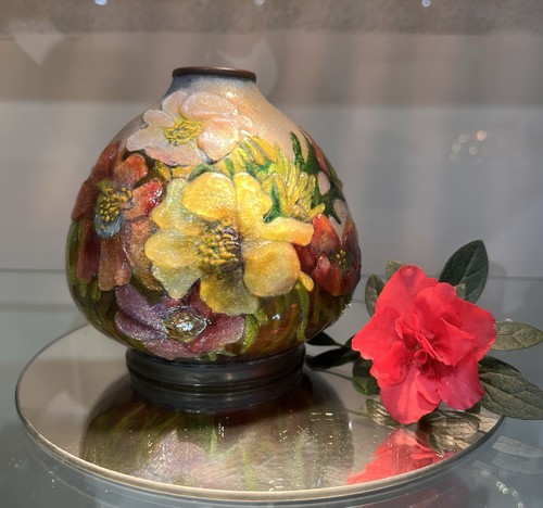 Camille fauré limoges vase - fauré,,