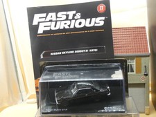 NISSAN SKYLINE 2000 GT-R 1970 N°77 FAST AND FURIOUS 1/43éme IXO Neuf Boite
