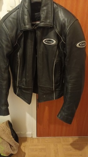 Blouson cuir moto taille - taille, m