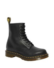 11821002 DR. MARTENS WOMEN 1460 NAPPA LEATHER COMBAT BOOT BLACK/NAPPA SIZE 6