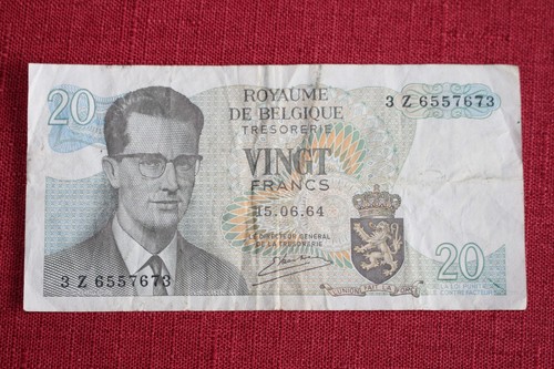 Billet belge francs - -, 20
