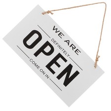 Panneau Ouvert Fermé Signe De Porte Fermée Ouverte Plaque Suspendue