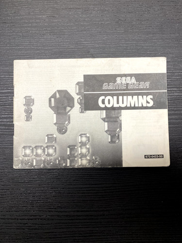 Notice seule columns sega game - sega,