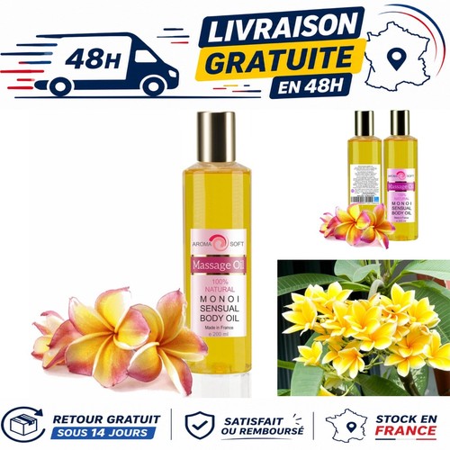 Huile massage monoï - huile, de