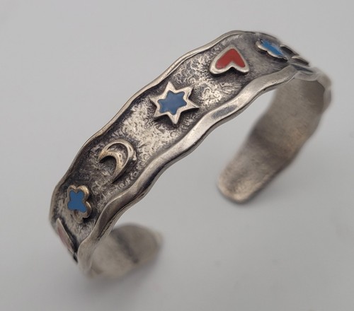 Bracelet jonc vintage - vintage, argent