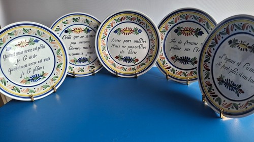 Assiettes parlantes - 21,