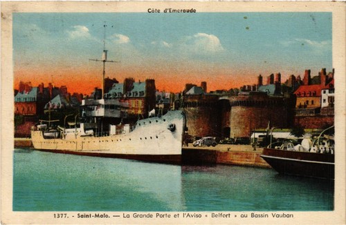Cpa malo la grande - ak, st-malo