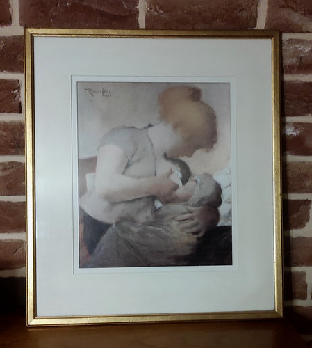 Ancienne reproduction chromo - reproduction,