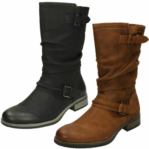 Bottes mollet rieker 98860 - bottes, mi-mollet