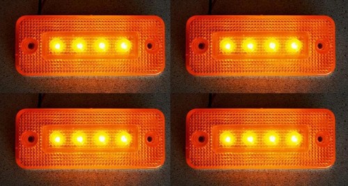 Led orange arrière - 4x, 4