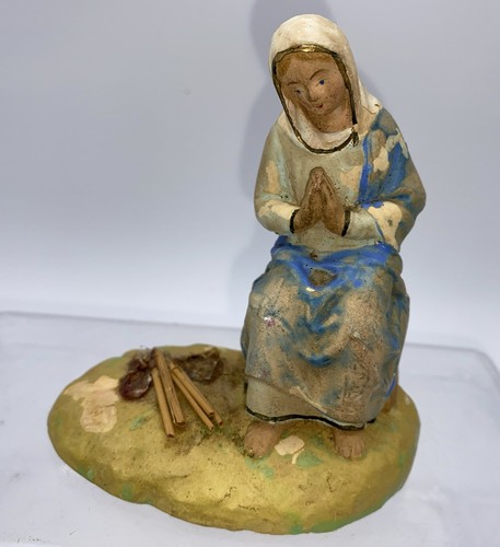 Santon creche devineau vierge - santon,