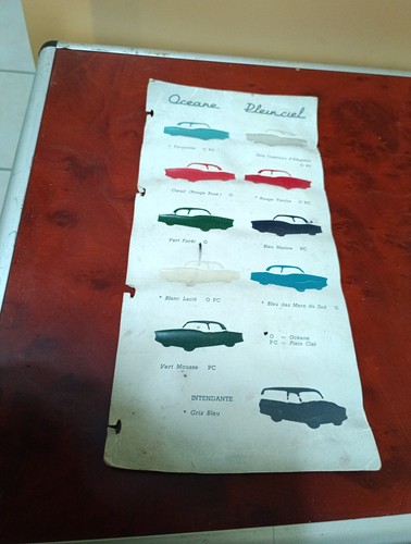 Vintage nuancier teintes - vintage,