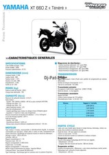 Fiche technique moto yamaha - moto,