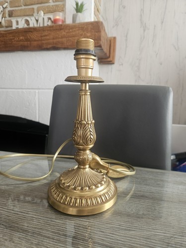 Pied lampe bronze laiton - lampe,