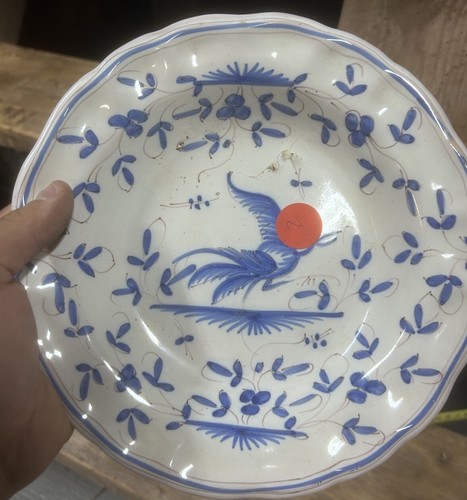 Assiette faïence régionale - assiette,