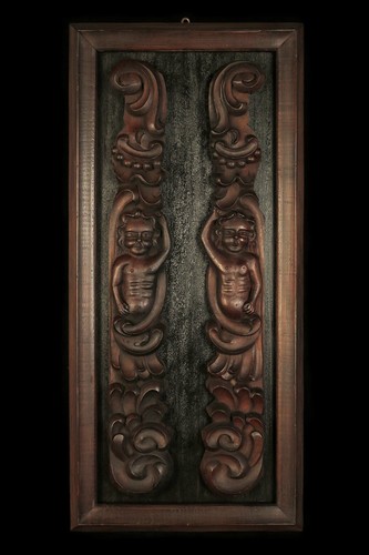 Ancien panneau décoratif