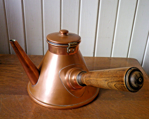 Cafetière ancienne cuivre - cafetière, en