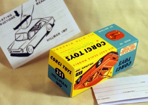 Corgi toys boite repro - toys, vide