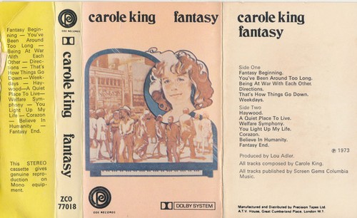 Carole king fantasy cassette - fantasy,