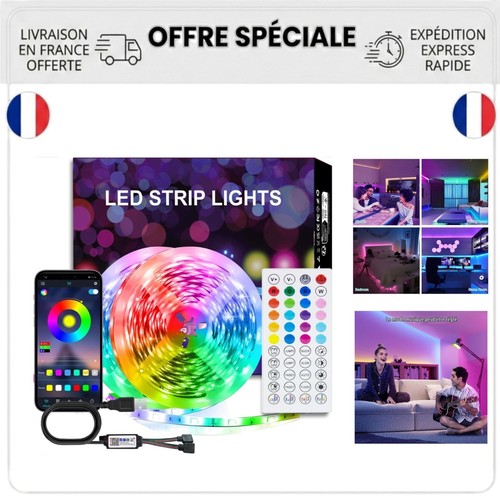 Ruban led 20m rgb bluetooth - led,