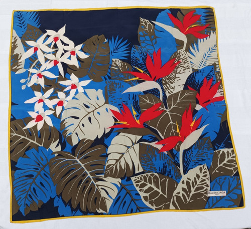 Foulard carré vintage