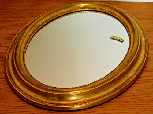 Vintage miroir doré - vintage,